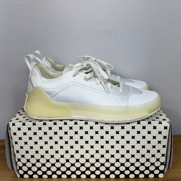 New Adidas by Stella McCartney ASMC Treino Sneakers in White Women's Size 7.5 - Picture 5 of 10
